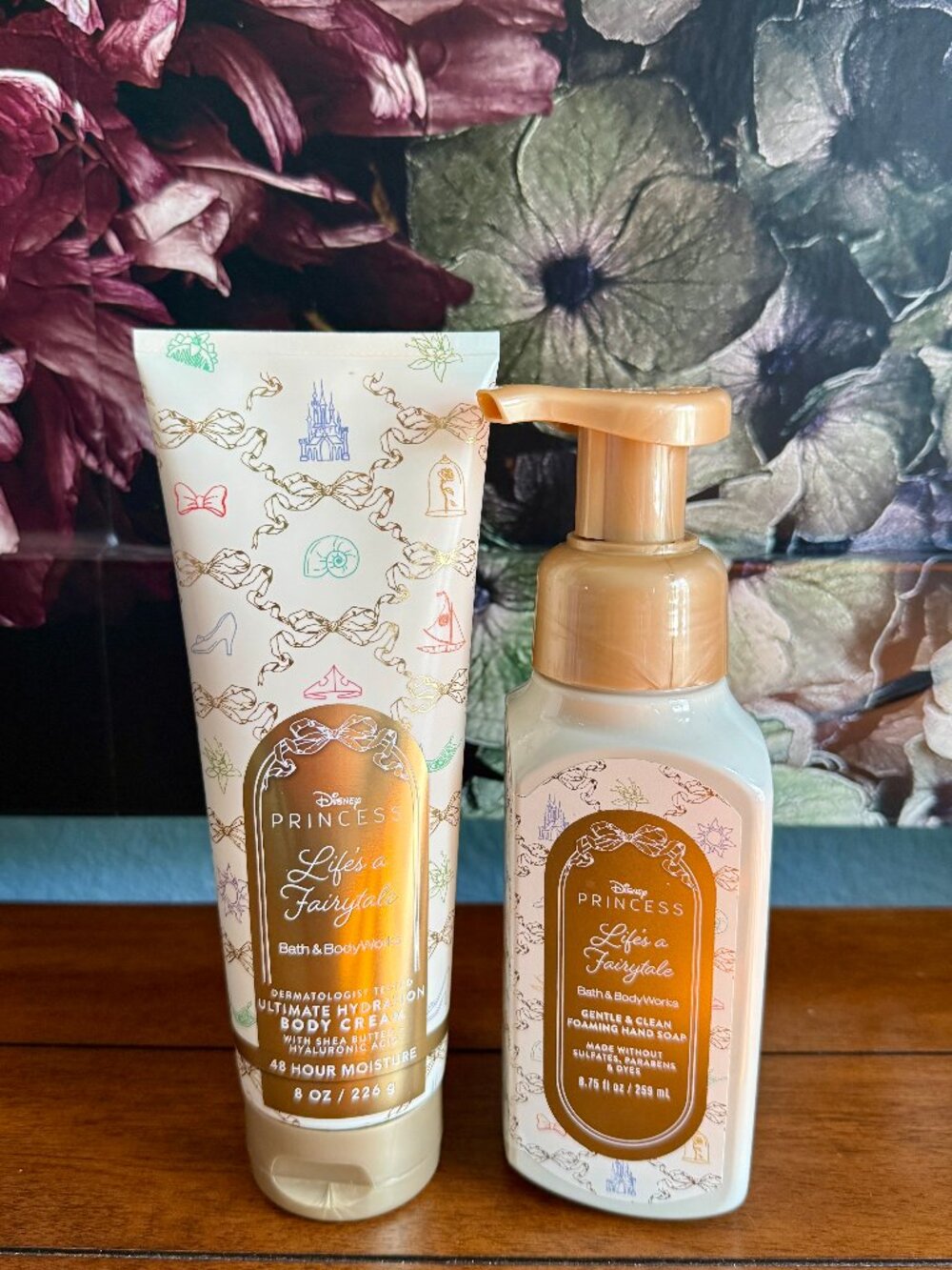 NEW 2-Pc LIFE'S A FAIRYTALE Body Cream & Foaming Hand Soap Bath & Body Works